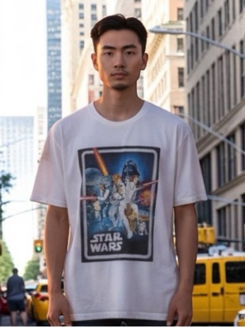 ETRO Star Wars collab  Graphic T-Shirt Mens Medium White A New Hope Italy collec